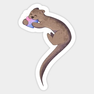 Bisexual Pride Otter Sticker